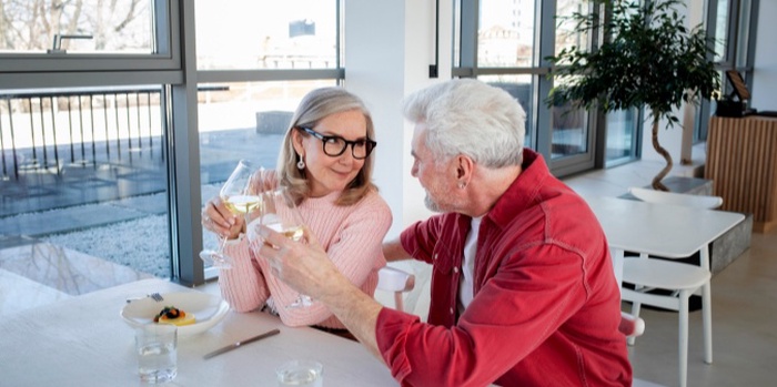 senior dating morning coffee