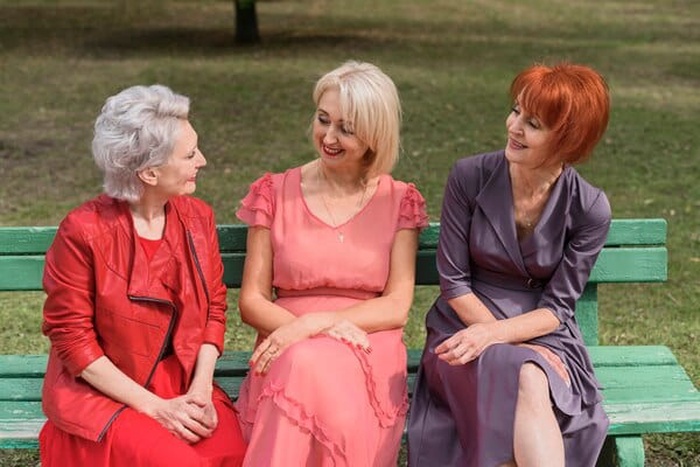 beautiful senior women