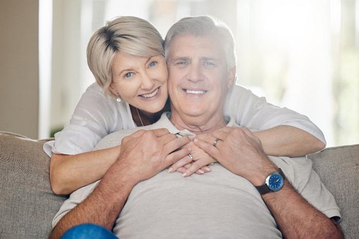 Senior couple enjoying dating over 50 in Burnsville North Carolina
