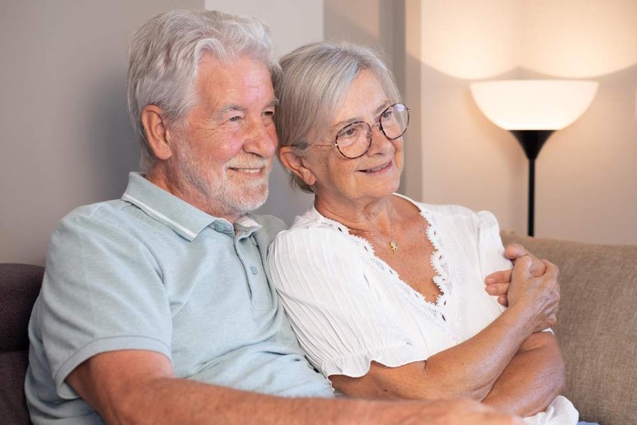 senior retired couple