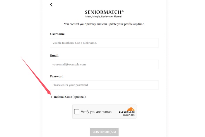 How to Use SeniorMatch Referral Code SM82