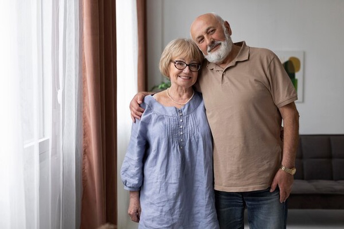 senior couple over70