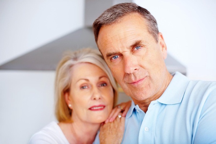 Senior couple enjoying time together