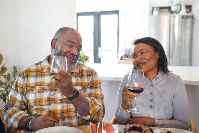 Black Senior couple
