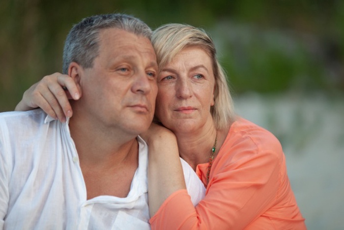 Marriage couple posing