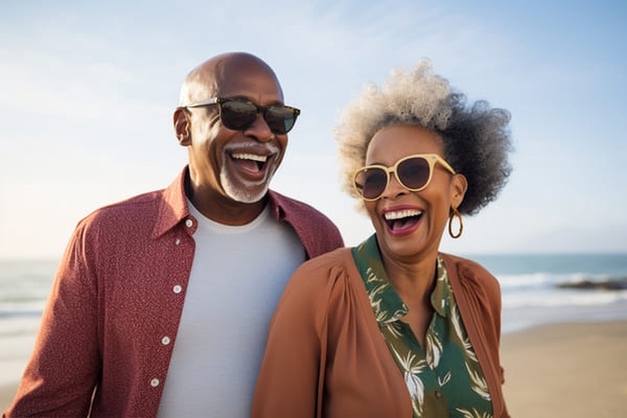 confident seniors over 50