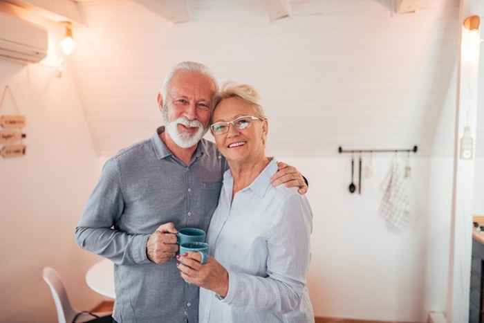 Mature couple