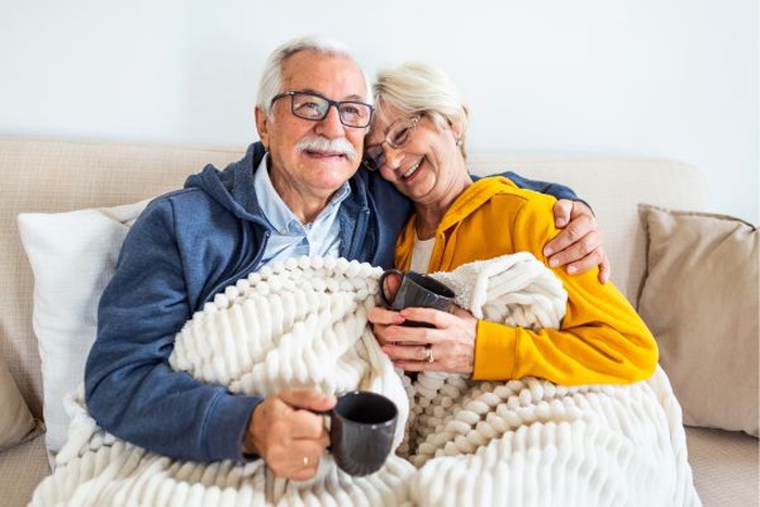 Senior couple over 50 enjoying meaningful companionship, representing a companionate marriage found through SeniorMatch online dating site