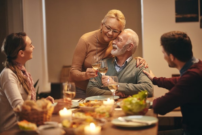 Seniors cheer to the love that gives us such wonderful moments