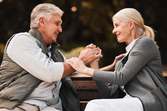 senior happy couple 