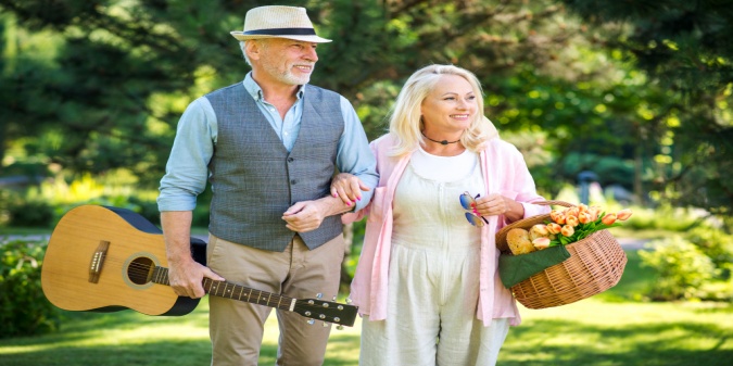 couple enjoying time together