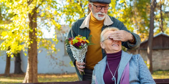love knows no age together in the golden years