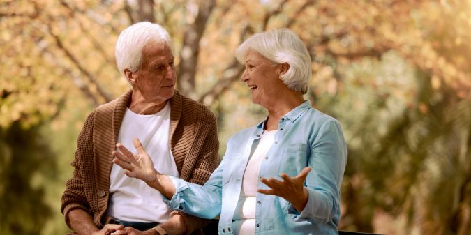Emotionally available senior couple on SeniorMatch