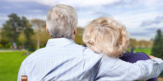 Elderly couple