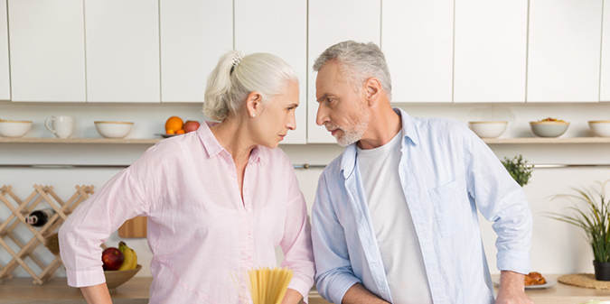 Elderly couple
