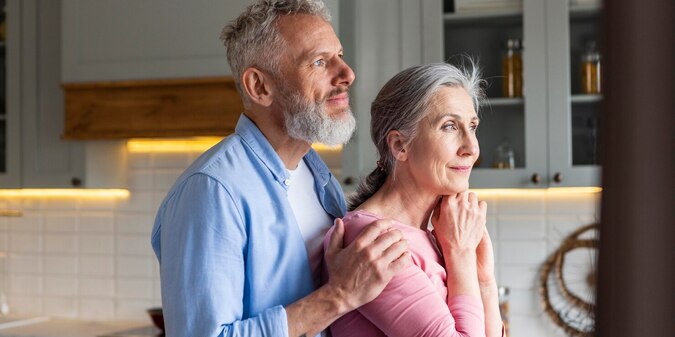 a senior couple