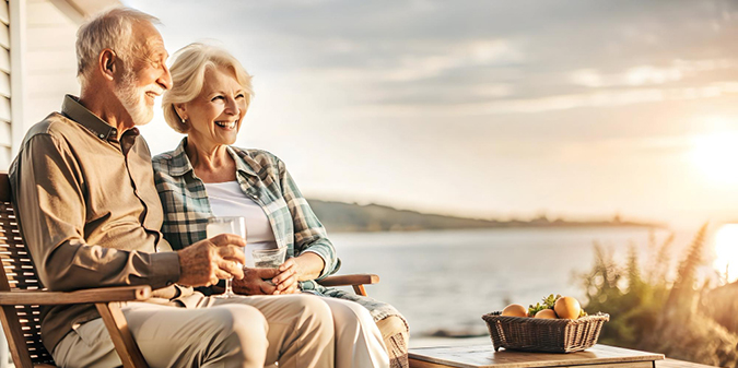 Elderly couple