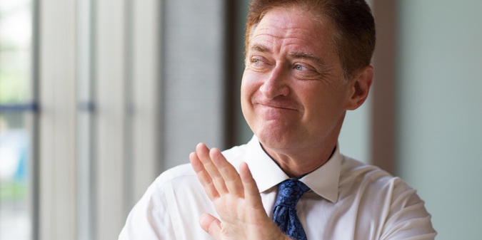 Unpleased mature man refusing other